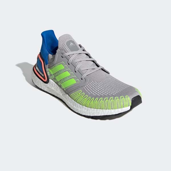 blue and green ultra boost