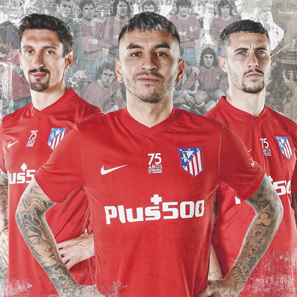 Atletico Madrid 2021/2022 shirt number 8 aqif  Atlético madrid, Football  shirt maker, Shirts