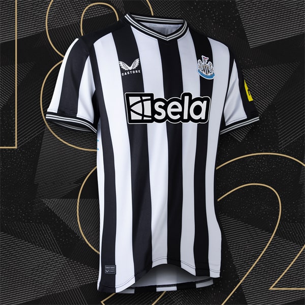 Black Castore Newcastle United FC 2023/24 Home Shirt