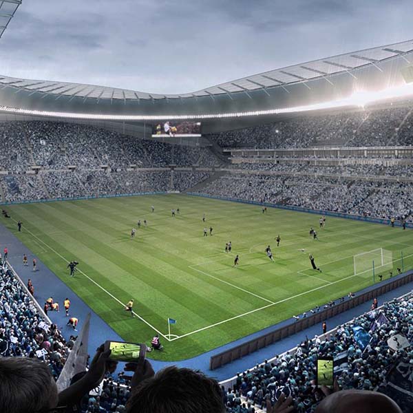 Watch Tottenham's New Retractable Pitch in Action - SoccerBible